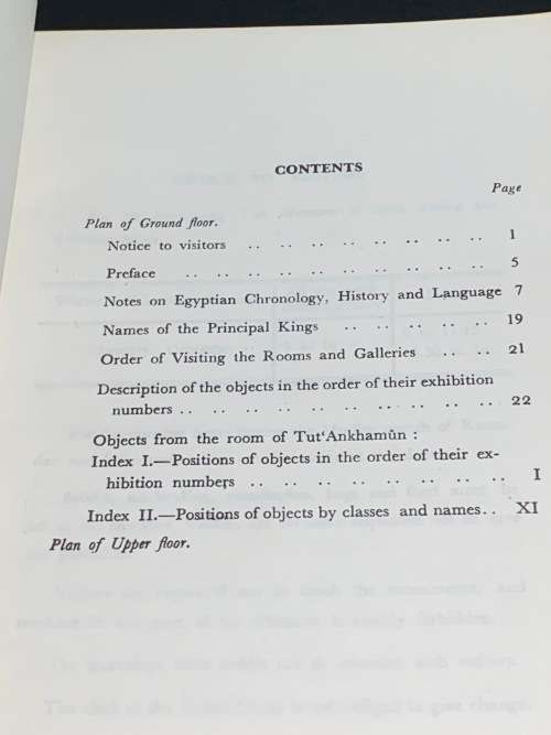 A GUIDE TO THE EGYPTIAN MUSEUM CAIRO 1980