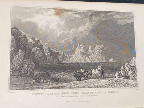 ORIGINAL ANTIQUE 1830 PRINTS OF CORNWALL