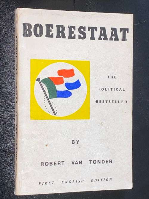 BOERESTAAT THE POLITICAL BESTSELLER BY ROBERT VAN TONDER FIRST ENGLISH EDITION