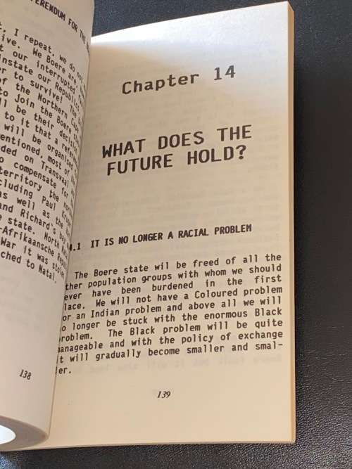 BOERESTAAT THE POLITICAL BESTSELLER BY ROBERT VAN TONDER FIRST ENGLISH EDITION