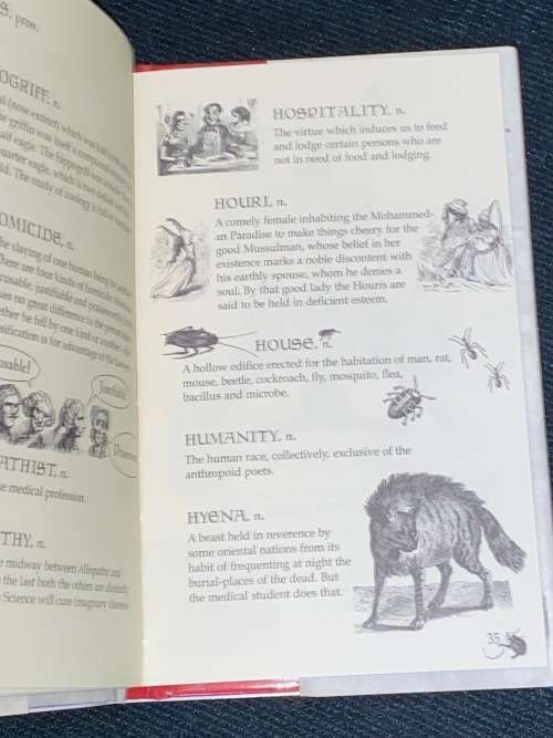 THE ILLUSTRATED DEVIL`S DICTIONARY BY AMBROSE BIERCE