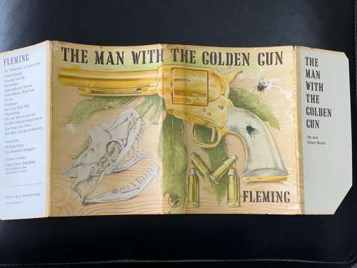 THE MAN WITH THE GOLDEN GUN BY IAN FLEMING 1ST EDITION