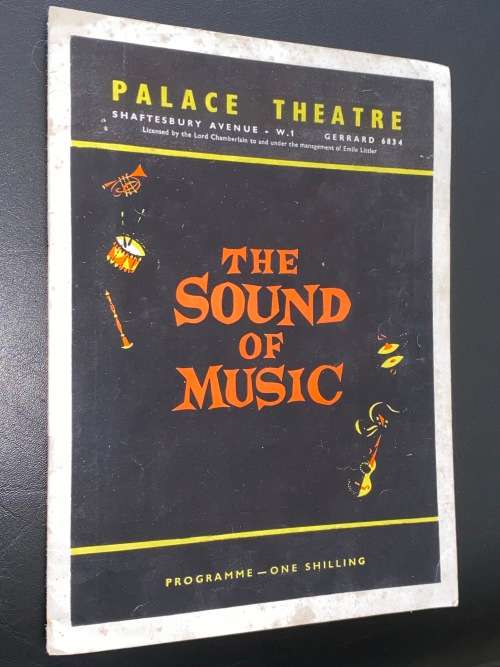THE SOUND OF MUSIC PALACE THEATRE PROGRAMME 1961