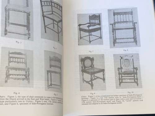 FURNITURE OF DUTCH PERIOD IN CEYLON BY R.L. BROHIER