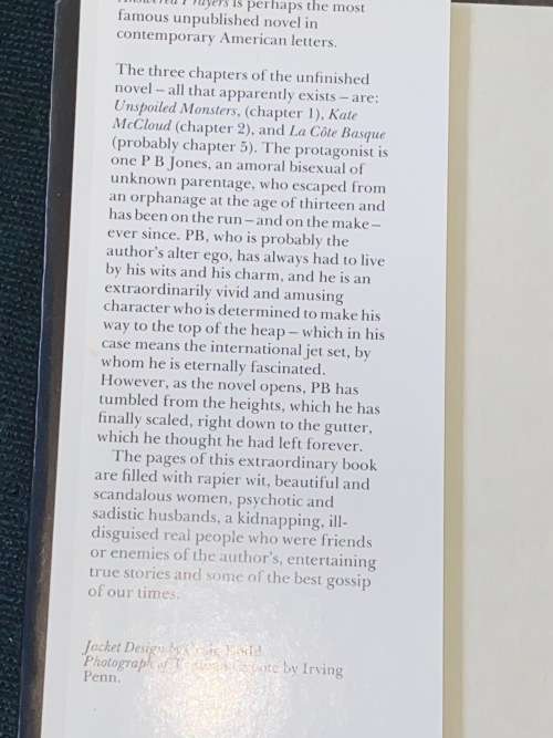 ANSWERED PRAYERS BY TRUMAN CAPOTE