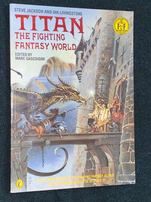 TITAN THE FIGHTING FANTASY WORLD BY STEPHEN JACKSON AND IAN LIVINGSTONE