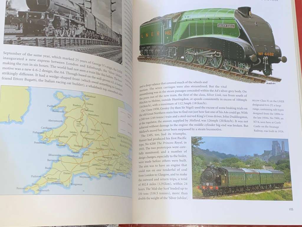 BRITISH STEAM RAILWAYS BY DAVID ROSS A HISTORY OF STEAM LOCOMOTIVES 1800 TO PRESENT DAY