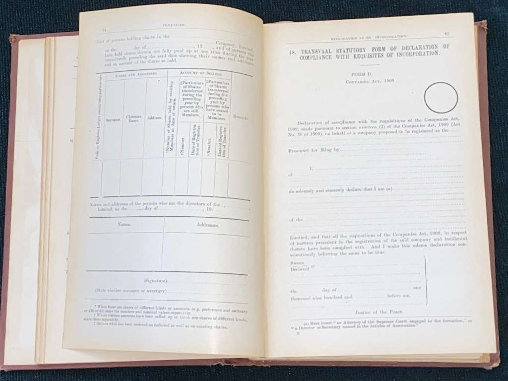 CONTRACTS, DEEDS, AND FORMS COMPILED AND EDITED BY MANFRED NATHAN 1914 JOHANNESBURG