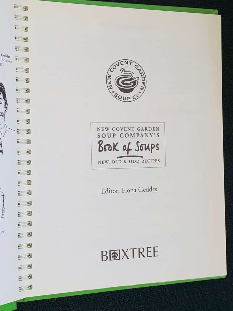 NEW COVENT GARDEN SOUP COMPANY`S BOOK OF SOUPS