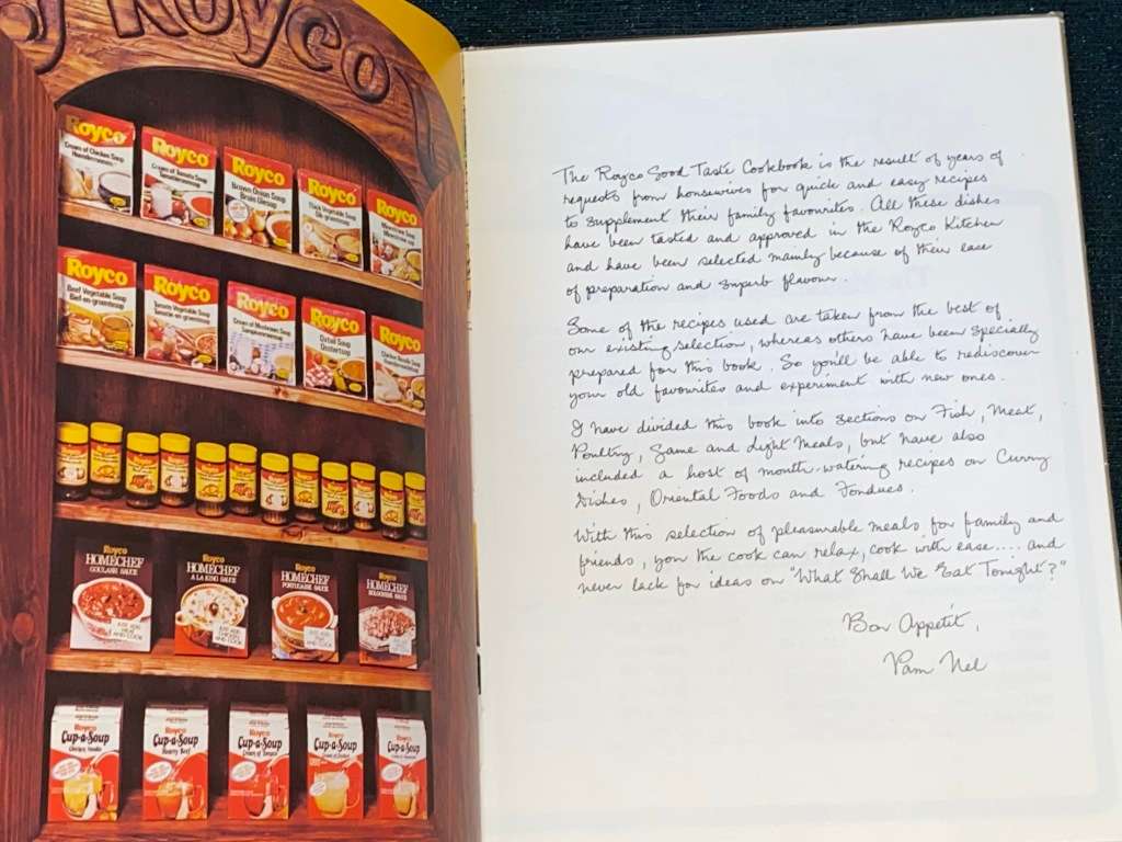 ROYCO GOOD TASTE COOKBOOK