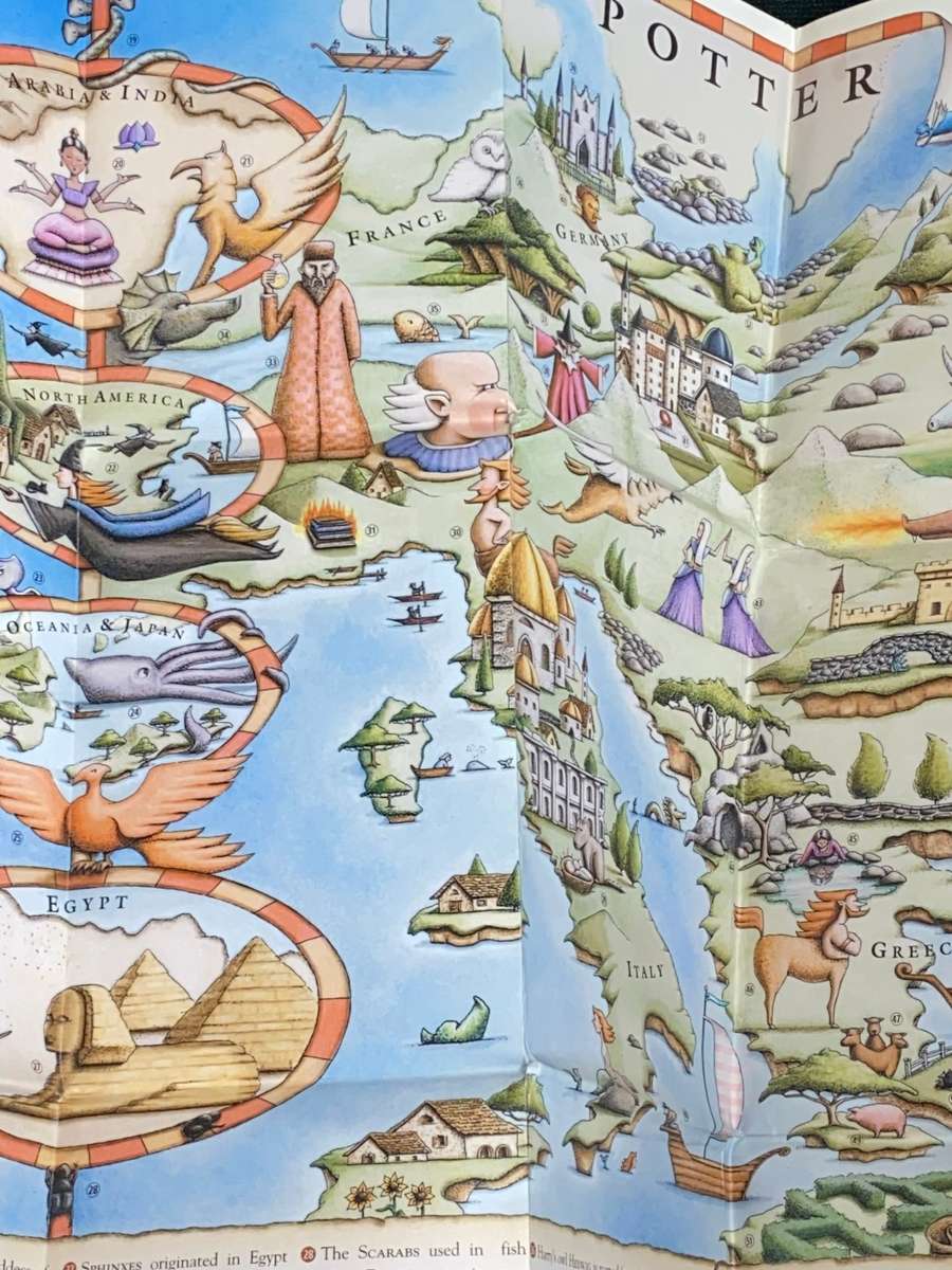 THE MAGICAL WORLDS OF HARRY POTTER SPELLBINDING MAP & BOOKS OF SECRETS