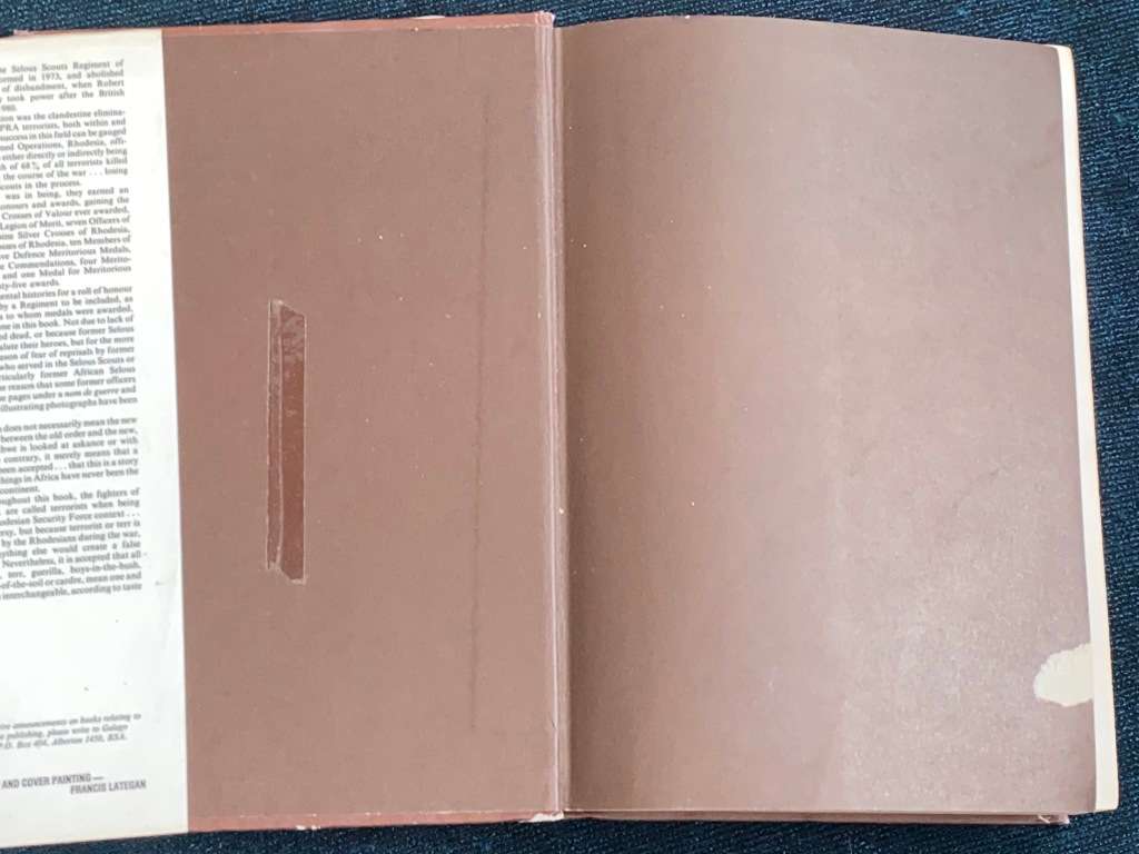 SELOUS SCOUTS TOP SECRET WAR BY LT. COL. RON REID DALY AS TOLD TO PETER STIFF