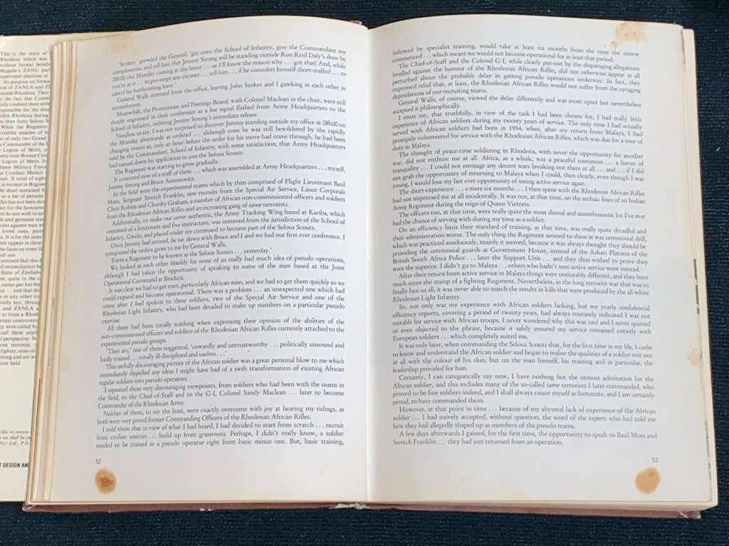 SELOUS SCOUTS TOP SECRET WAR BY LT. COL. RON REID DALY AS TOLD TO PETER STIFF