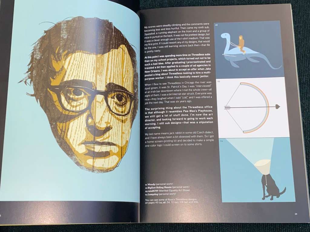 THREADLESS TEN YEARS OF T-SHIRTS FROM THE WORLD`S MOST INSPIRING ONLINE DESIGN COMMUNITY JAKE NICKEL