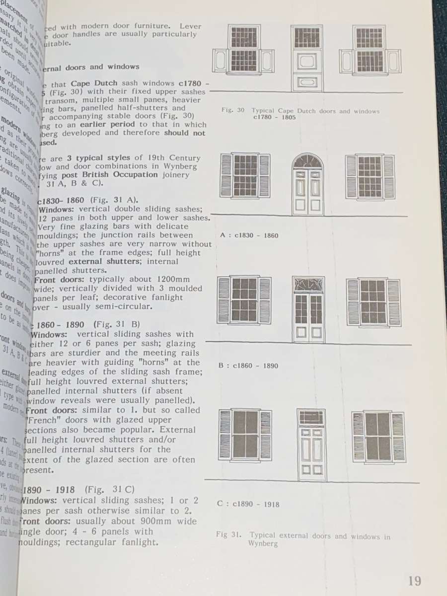 OLD WYNBERG VILLAGE GUIDELINES FOR CONSERVATION AND DEVELOPMENT 1987