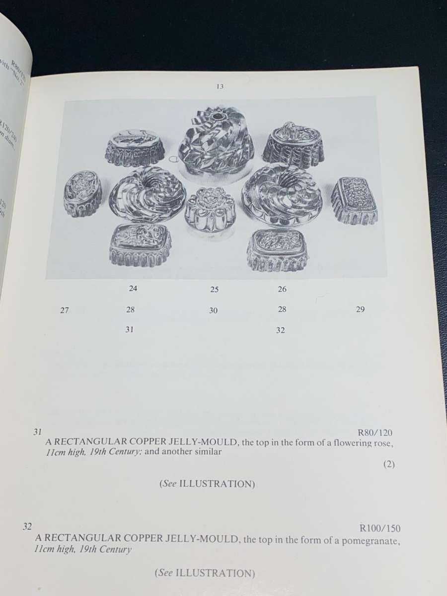 SOTHEBY`S THE CONTENTS OF KRONENDALCAPE TOWN