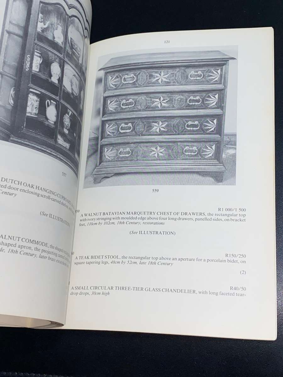 SOTHEBY`S THE CONTENTS OF KRONENDALCAPE TOWN