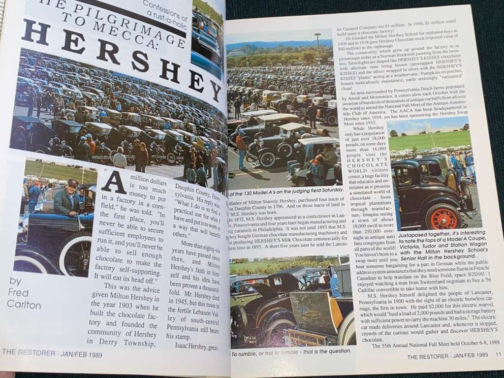 THE RESTORER THE MAGAZINE FOR THE MODEL A FORD ENTHUSIASTS VOL 33 ISSUE 5 1989