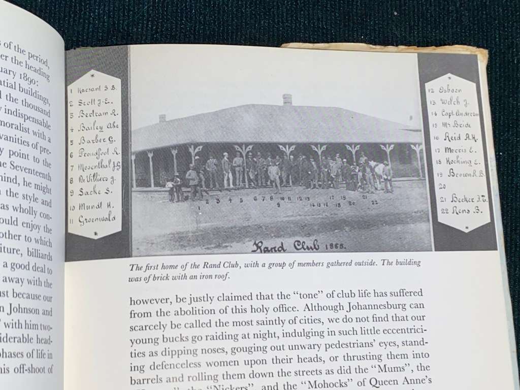 THE STORY OF THE RAND CLUB BY RENE DE VILLIERS AND S. BROOKE-NORRIS
