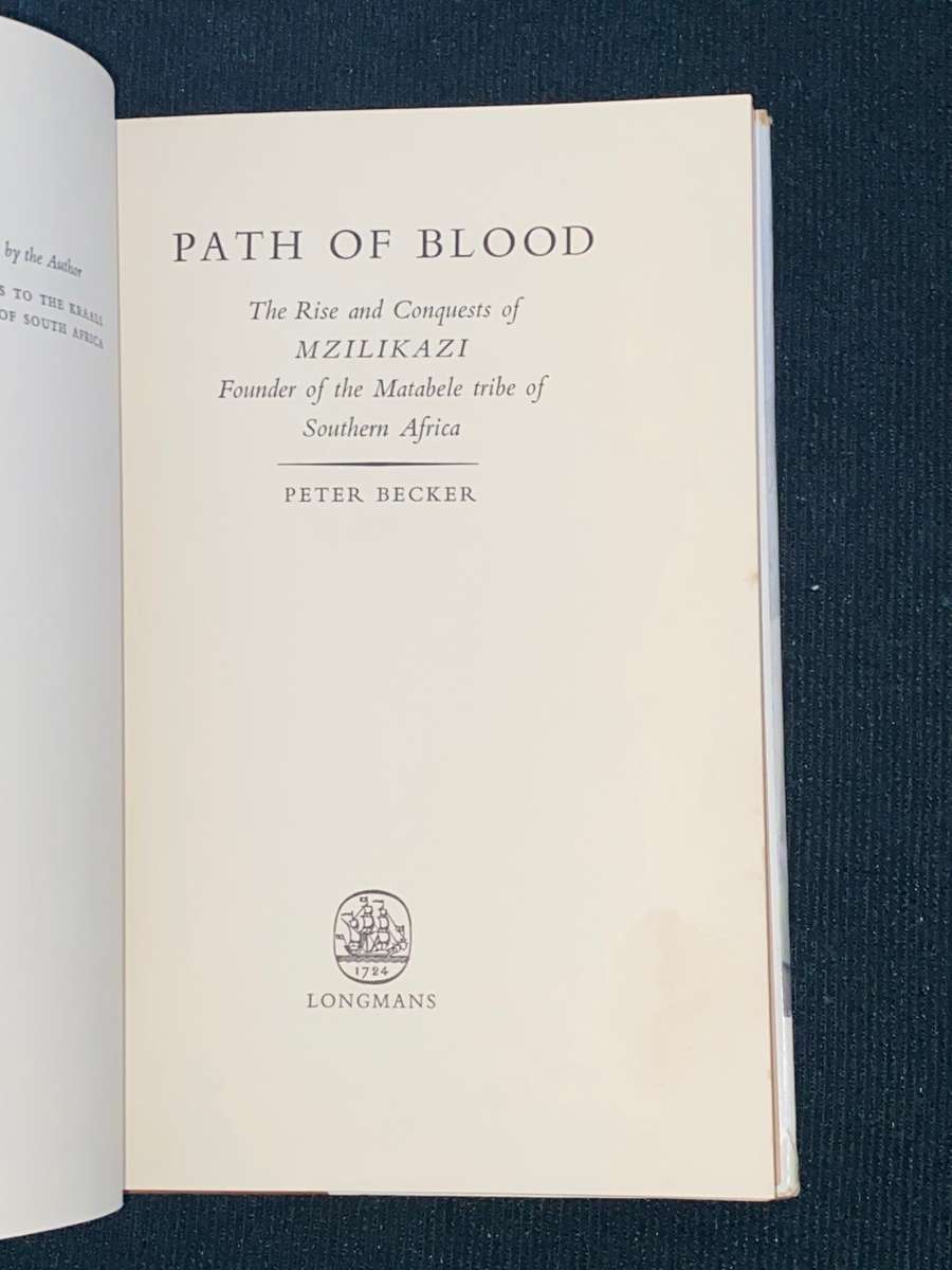 PATH OF BLOOD BY PETER BECKER