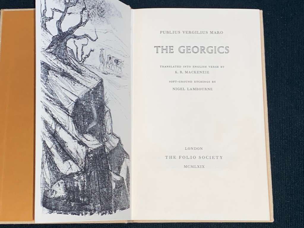 THE GEORGICS PUBLIUS VERGILUS MARO - FOLIO SOCIETY