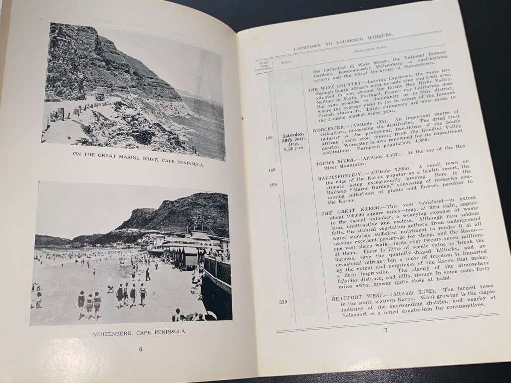 HAMBURG-AMERICAN LINE NORTH GERMAN LLOYD S.S. RESOLUTE AROUND AFRICA CRUISE 1934 PROGRAMMES