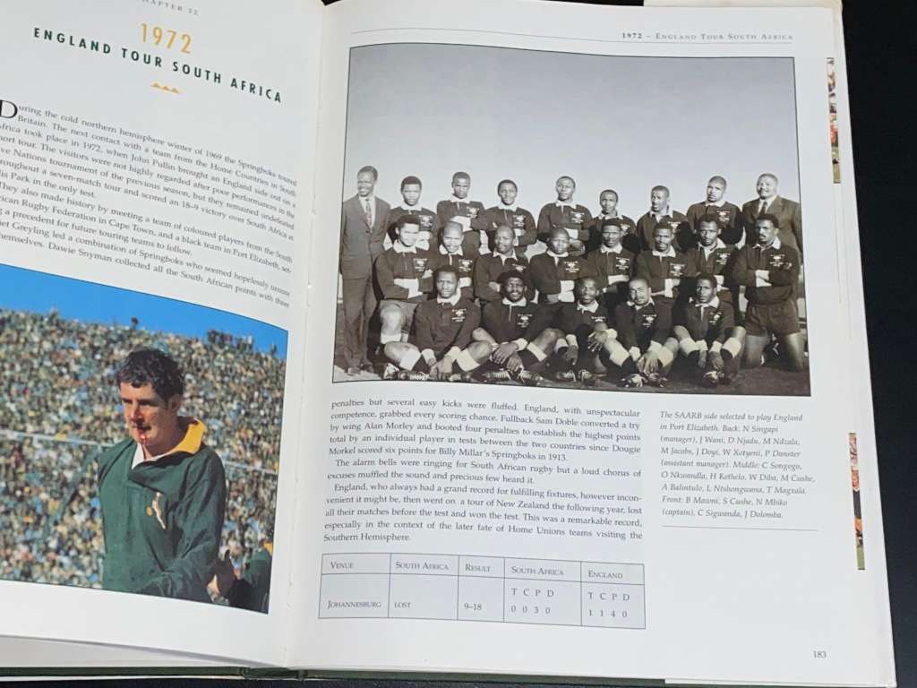 SPRINGBOK RUGBY AN ILLUSTRATED HISTORY BY CHRIS GREYVENSTEIN