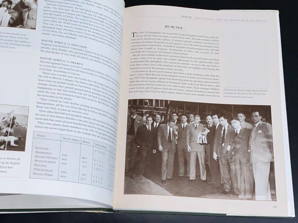 SPRINGBOK RUGBY AN ILLUSTRATED HISTORY BY CHRIS GREYVENSTEIN