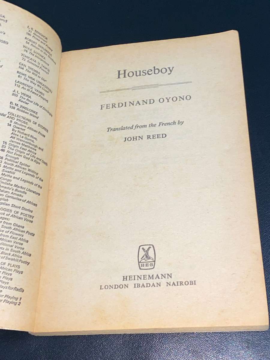HOUSEBOY BY FERDINAND OYONO