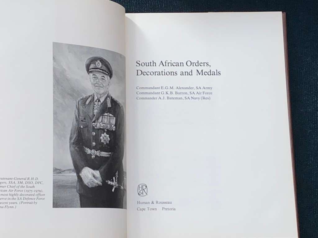 SOUTH AFRICAN ORDERS, DECORATIONS AND MEDALS