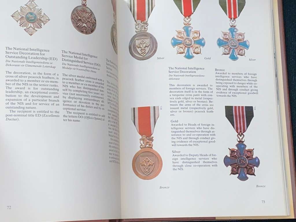 SOUTH AFRICAN ORDERS, DECORATIONS AND MEDALS