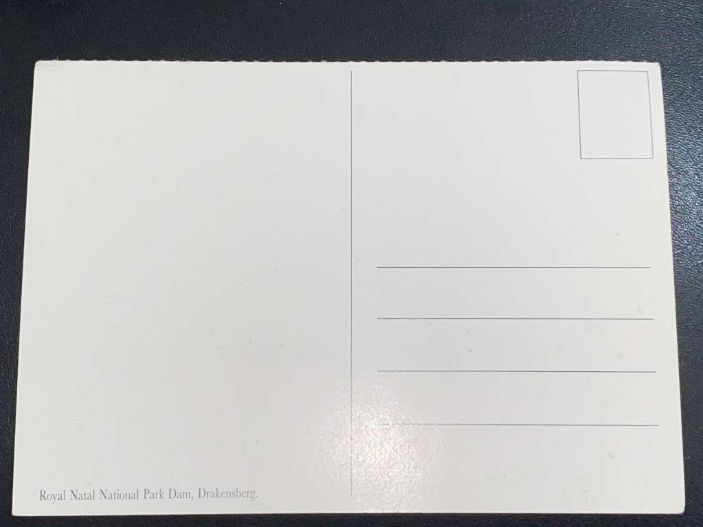 ROYAL NATAL NATIONAL PARK DRAKENSBURG POST CARD