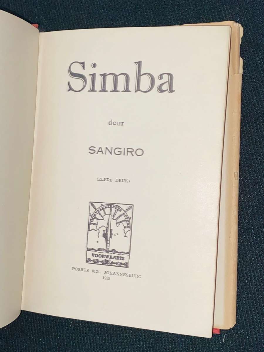 SIMBA DEUR SANGIRO (A.A PIENAAR)
