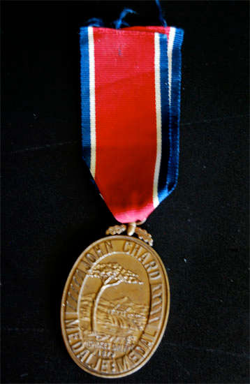 JOHN CHARD MEDAL  NO. 2490