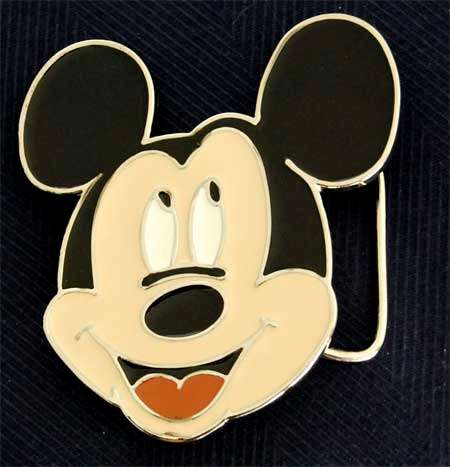 MICKEY MOUSE BELT BUCKLE