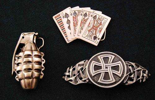 MIXED BELT BUCKLE X 3 POSTAGE INCLUDED