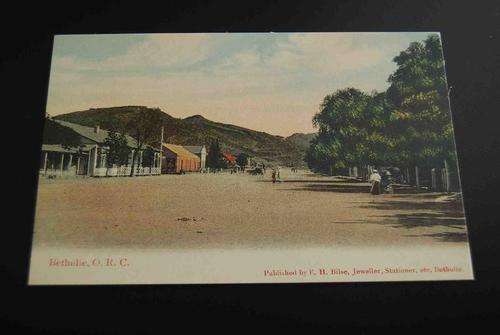 VINTAGE BETHULIE ORANGE RIVER COLONY POSTCARD (UNUSED)