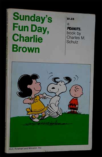 PEANUTS BOOK - SUNDAY'S FUN DAY , CHARLIE BROWN - 1970 USA