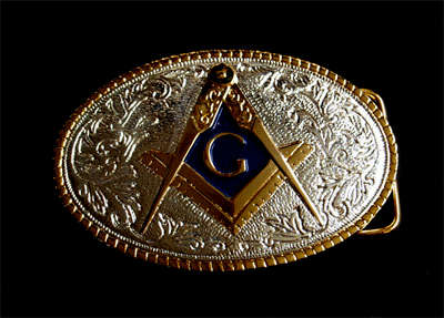 MASONIC BELT BUCKLE