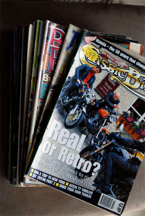 MOTOR BIKE MAGAZINES MIXED
