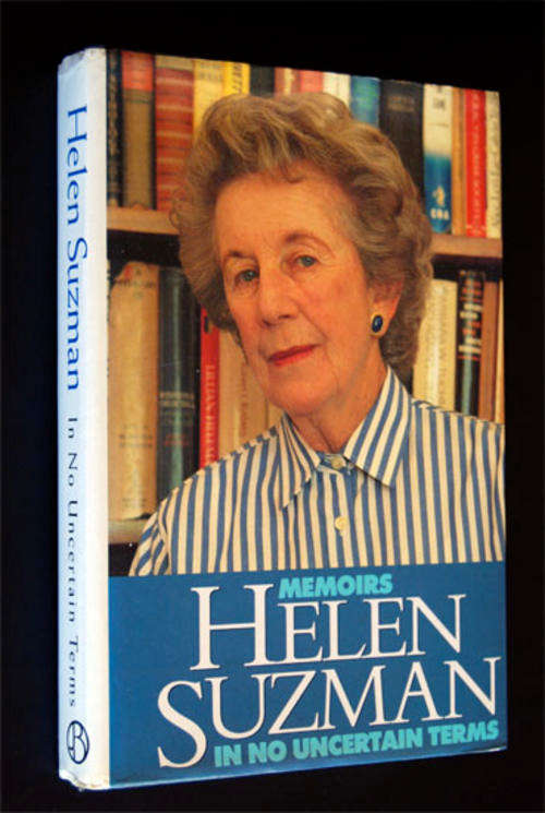 MEMOIRS IN NO UNCERTAIN TERMS BY HELEN SUZMAN