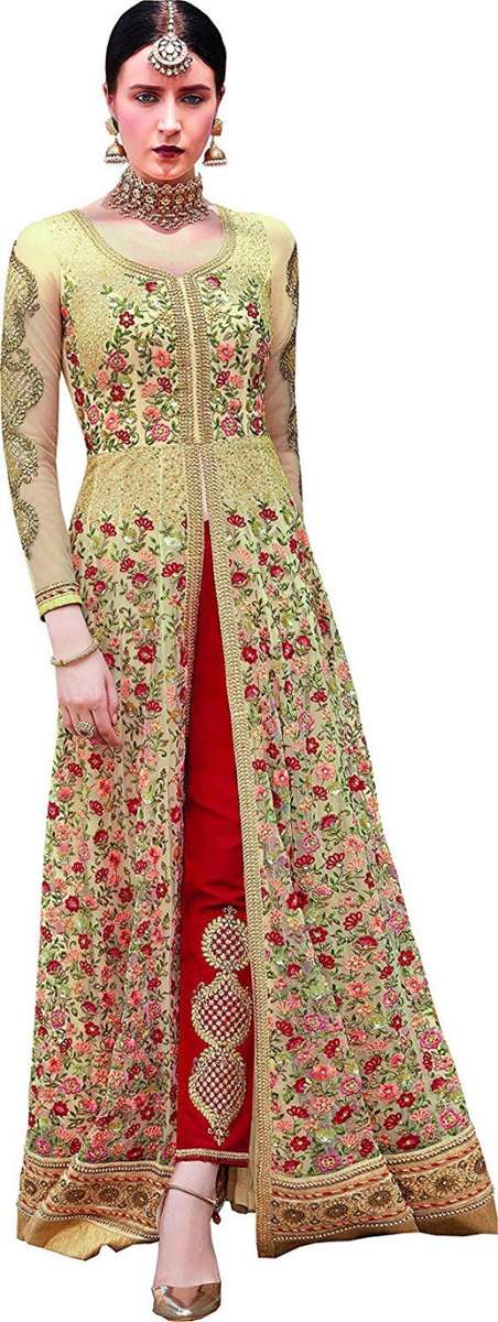Embroidered Anarkali Suit