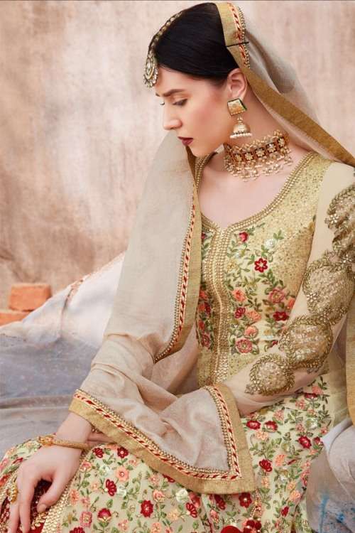 Embroidered Anarkali Suit
