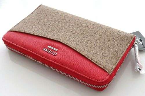 ***Authentic GUESS GLEESON WOMEN'S Wallet Oversized 8.5"x 5" Wallet Wristlet***
