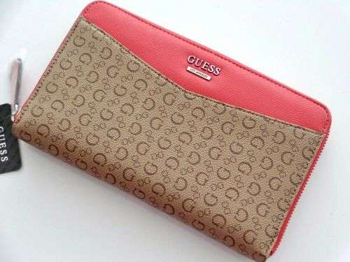 ***Authentic GUESS GLEESON WOMEN'S Wallet Oversized 8.5"x 5" Wallet Wristlet***