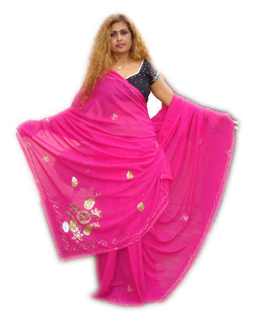 "Stunning" Soft Chiffon Sari