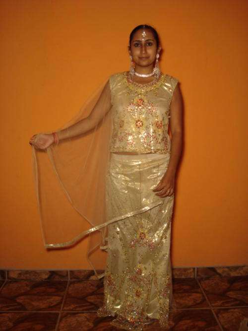 Exclusive Gold Sharara