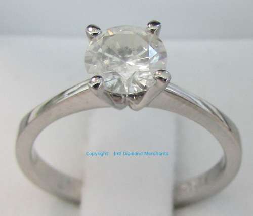 **SPECIAL [R33143]** ROUND CUT [0.661ct] SOLITAIRE DIAMOND RING [WHITE GOLD] - BUY SAFE