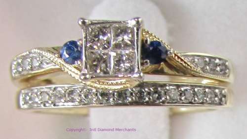 **ONCE-OFF GORGEOUS [R30258]** DIAMOND [0.500ct] BRIDAL TWINSET [YELLOW GOLD] - BUY SAFE