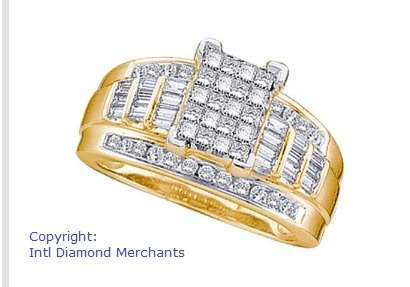 **JAW DROPPING [R44183]** INVISIBLE DESIGN [1.00ct] DIAMOND RING [YELLOW GOLD] - BUY SAFE
